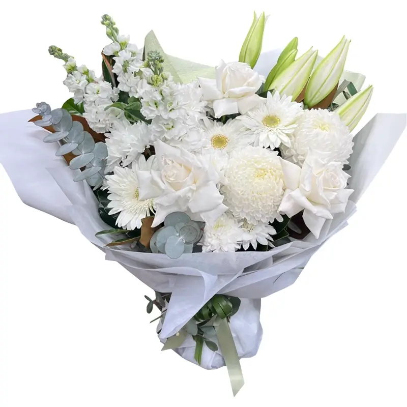 Белые букеты